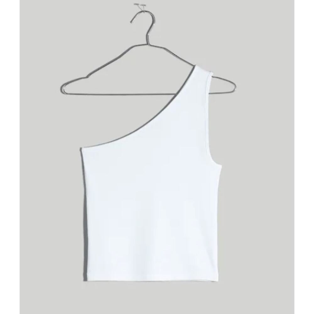 NWT Madewell Supima® Rib One-Shoulder Tank Size XS